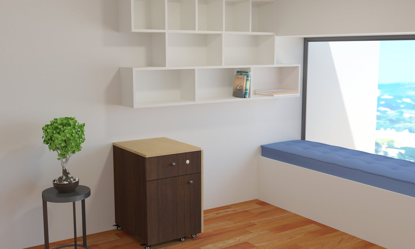 FOLDOMATIX Convertible Desk Engineered Wood (Plywood) Computer Table and Study Table