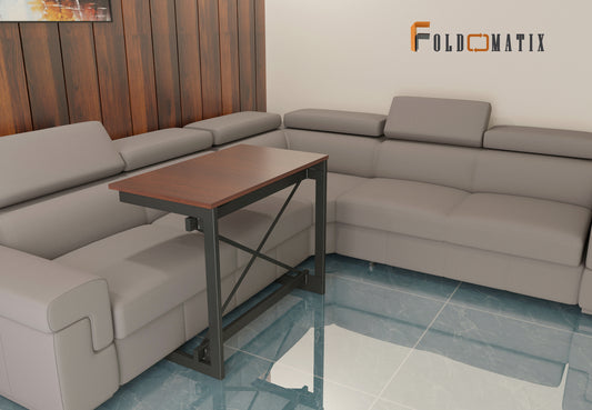 FOLDOMATIX Folding Study Table | Folding Multipurpose Office Desk | Folding Table for Students and work from home needs, Engineer wood (Plywood) Table Top, Metal Hollow Rectangle pipe Frame with best quality Fittings