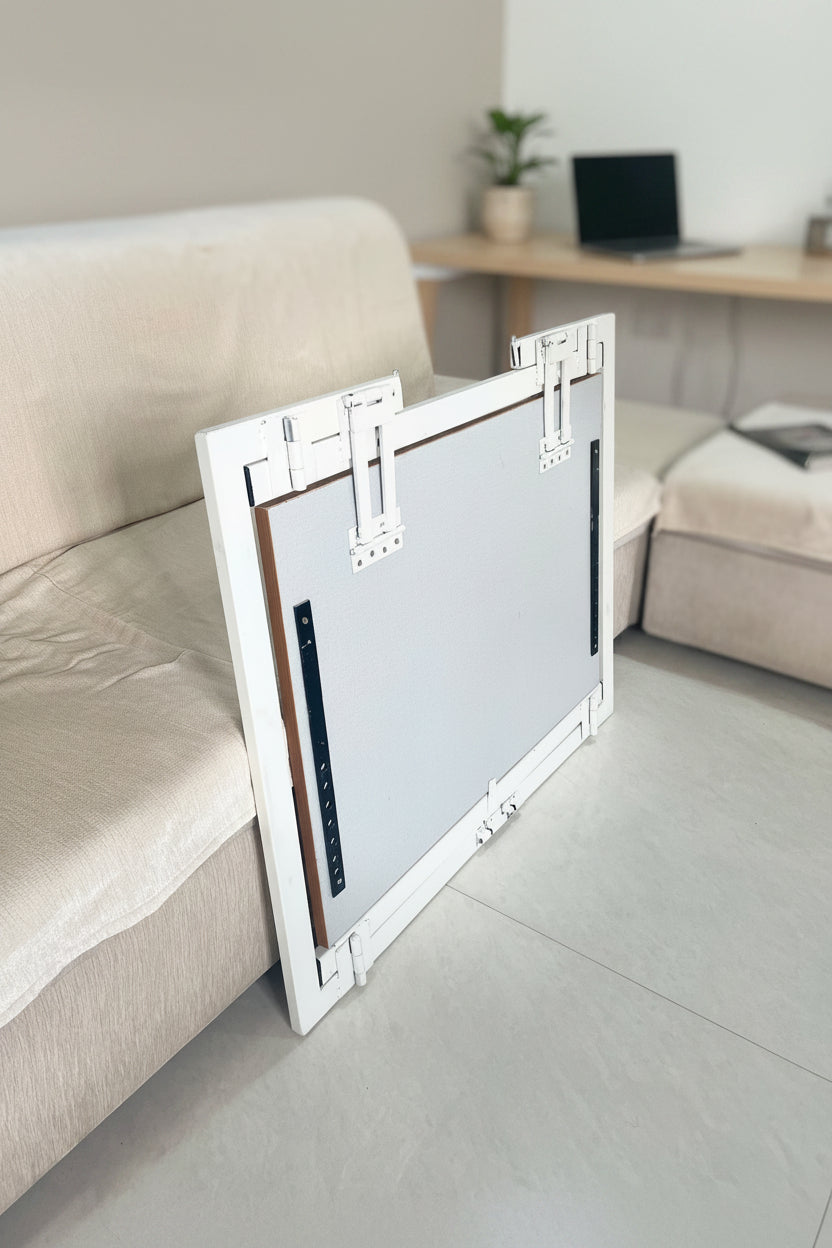 FOLDOMATIX Foldable & Tiltable Desk | Adjustable Drafting, Study & Laptop Table | Space-Saving Ergonomic Workstation